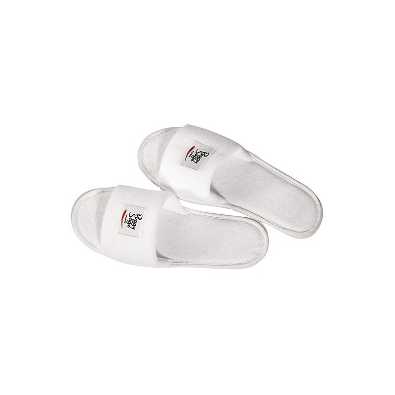 Mules blanches en éponge Mules blanches en éponge