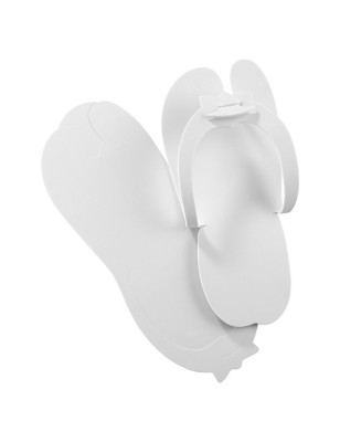 Pantoufles jetables blanches