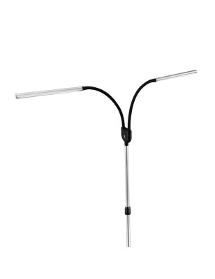 Lampe LED double sur pied Gemini Lampe LED double sur pied Gemini