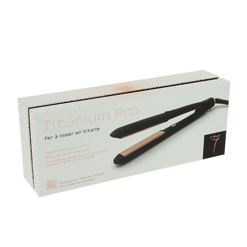 Fer à lisser en titane noir - Titanium pro Fer à lisser en titane noir - Titanium pro