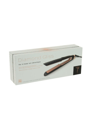 Fer à lisser Diamond Gliss Noir & Rose gold Fer à lisser Diamond Gliss Noir & Rose gold