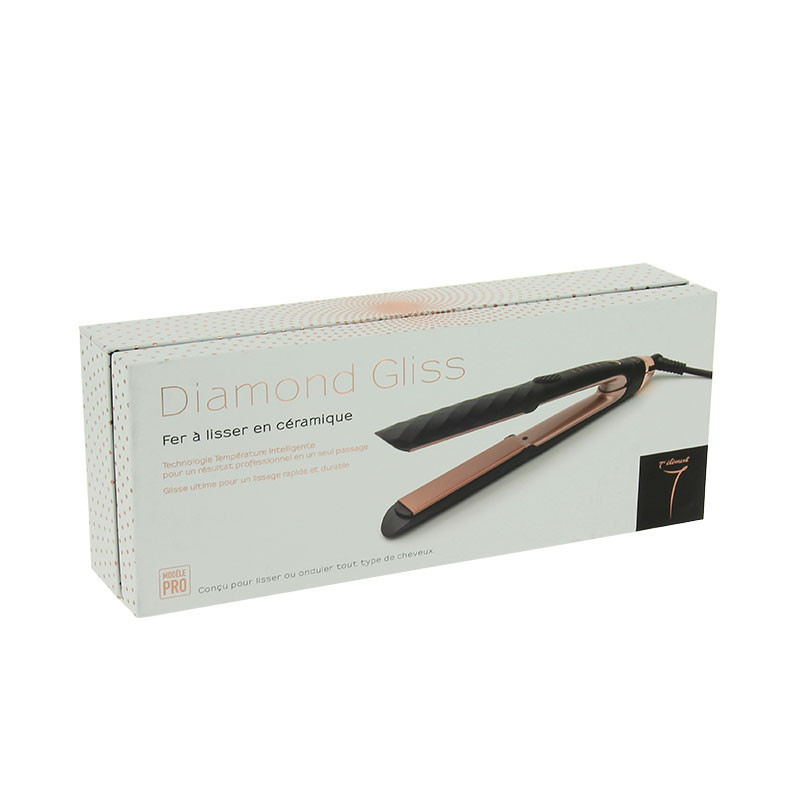 Fer à lisser Diamond Gliss Noir & Rose gold Fer à lisser Diamond Gliss Noir & Rose gold