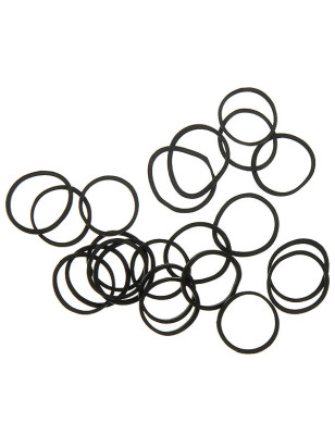 Elastiques 16mm x400 Noir