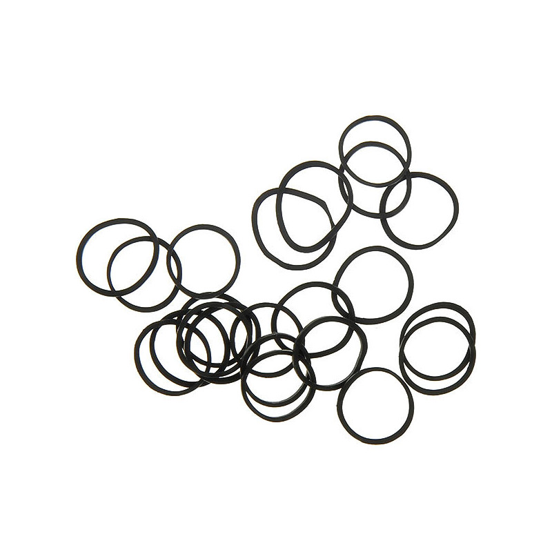 Elastiques 16mm x400 Noir Elastiques 16mm x400 Noir
