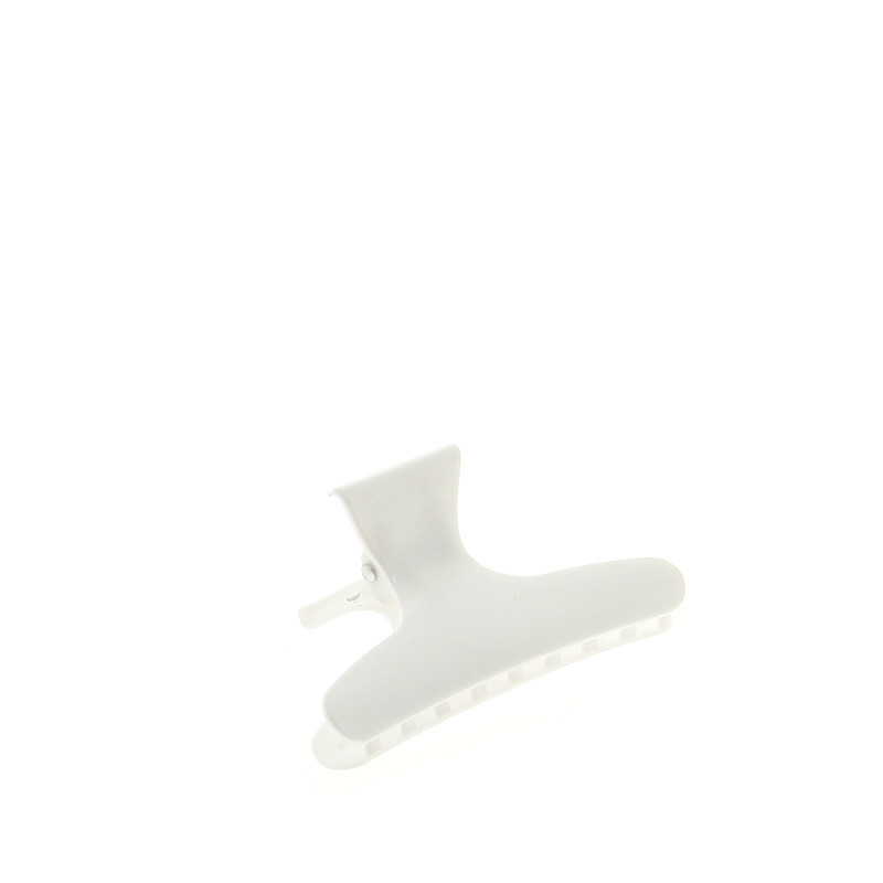 Grandes pinces croco 8cm x12 Blanc Grandes pinces croco 8cm x12 Blanc