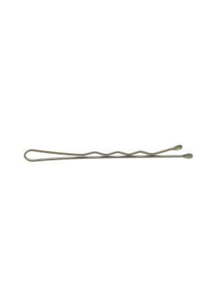 Pinces guiches ondulées bouts perlés 50 mm 500g Bronze