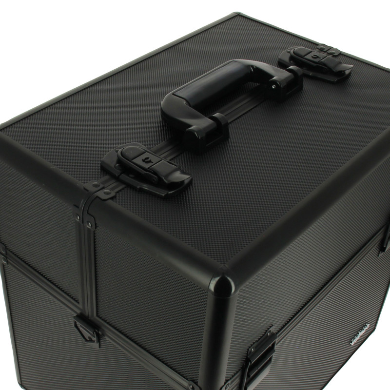Mallette professionnelle à compartiments Noire 37x27x35cm Mallette professionnelle à compartiments Noire 37x27x35cm