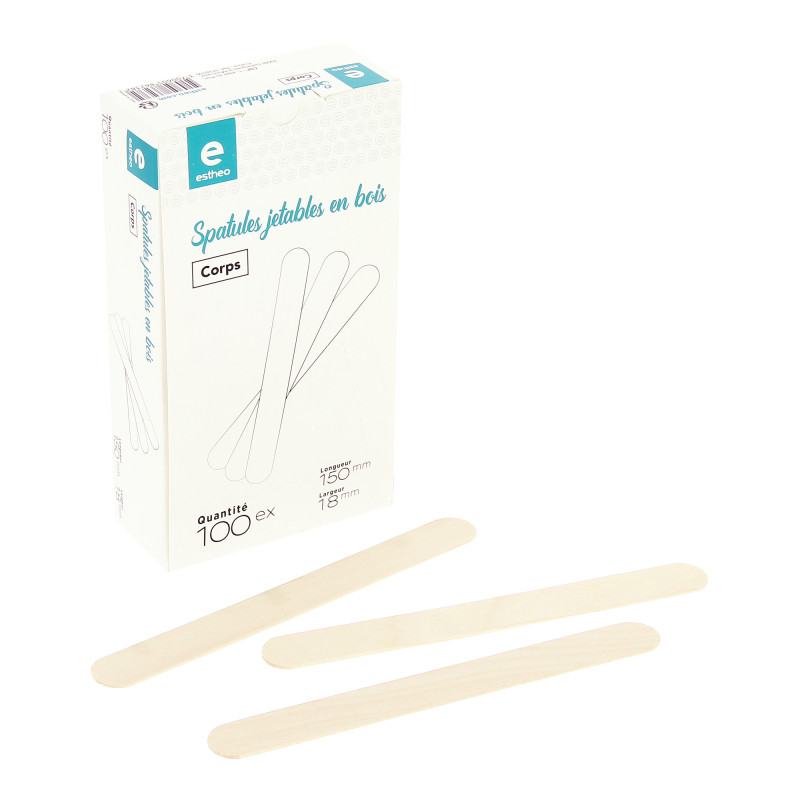 Spatules bois corps x100 Spatules bois corps x100