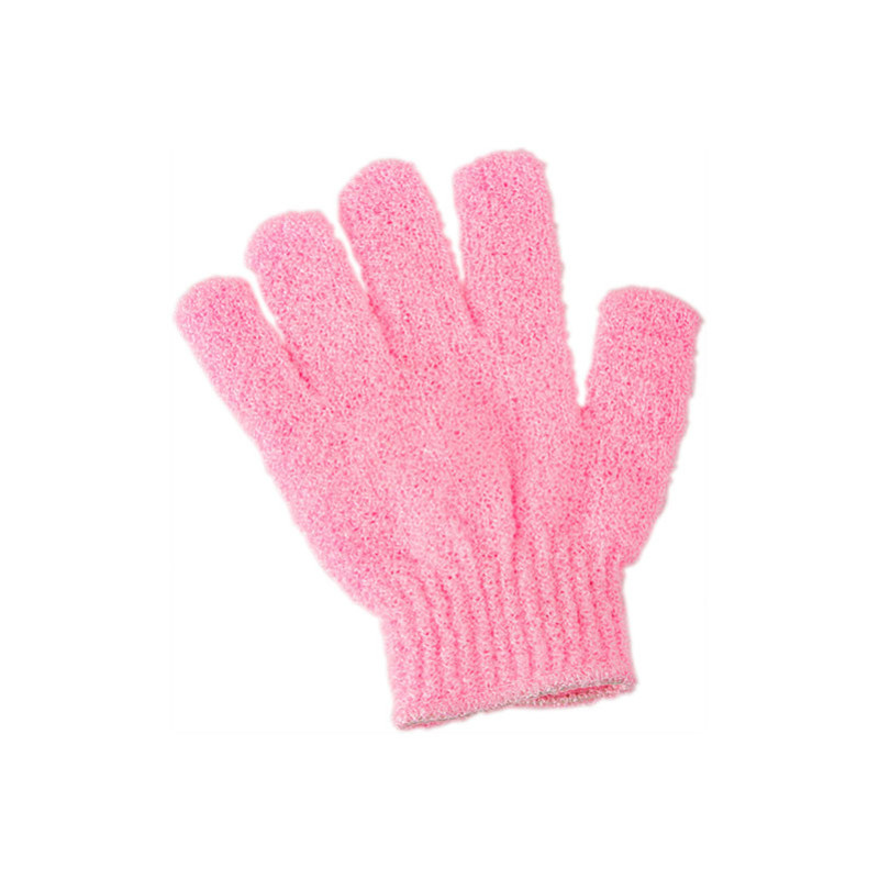Gant exfoliant Polyester Rose x2 Gant exfoliant Polyester Rose x2