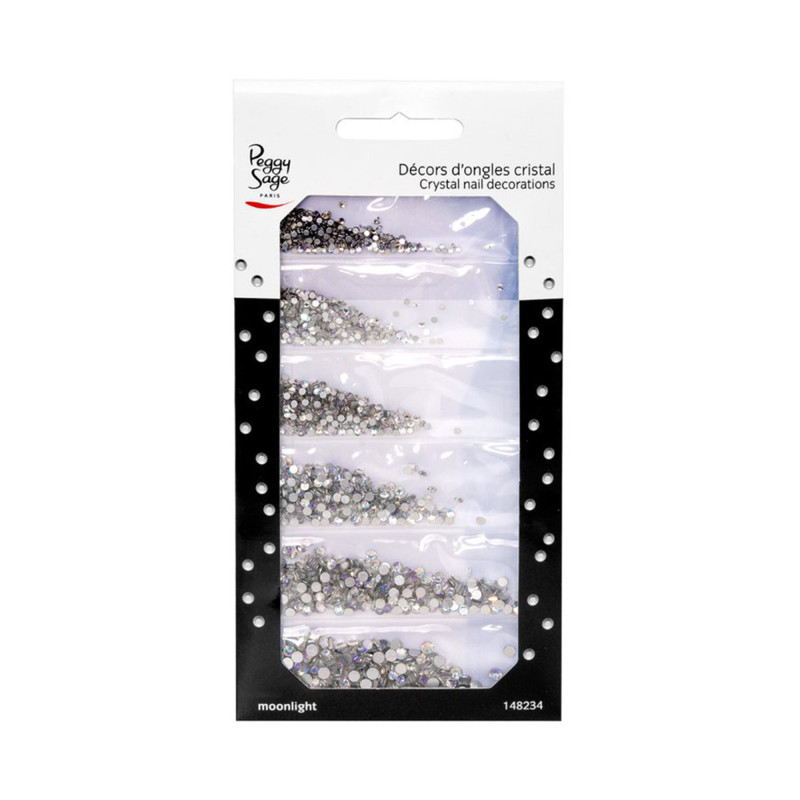 Décors d'ongles cristal - moonlight