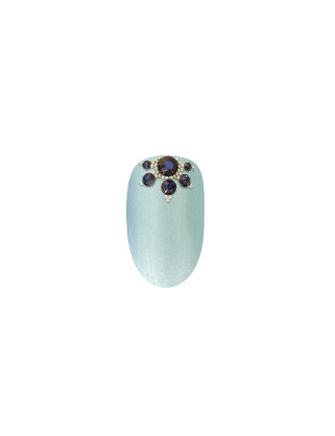 Décors d'ongles cristal - galaxy