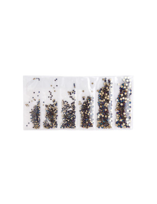 Décors d'ongles cristal - galaxy