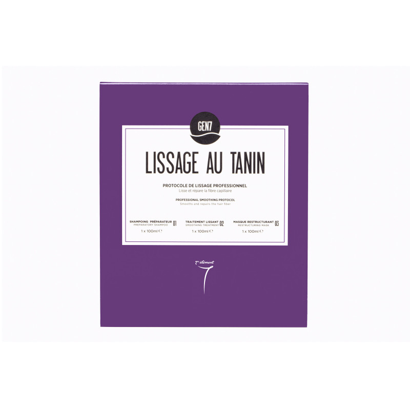 Lissage au tanin GEN7 - Kit revente (3x100ml)