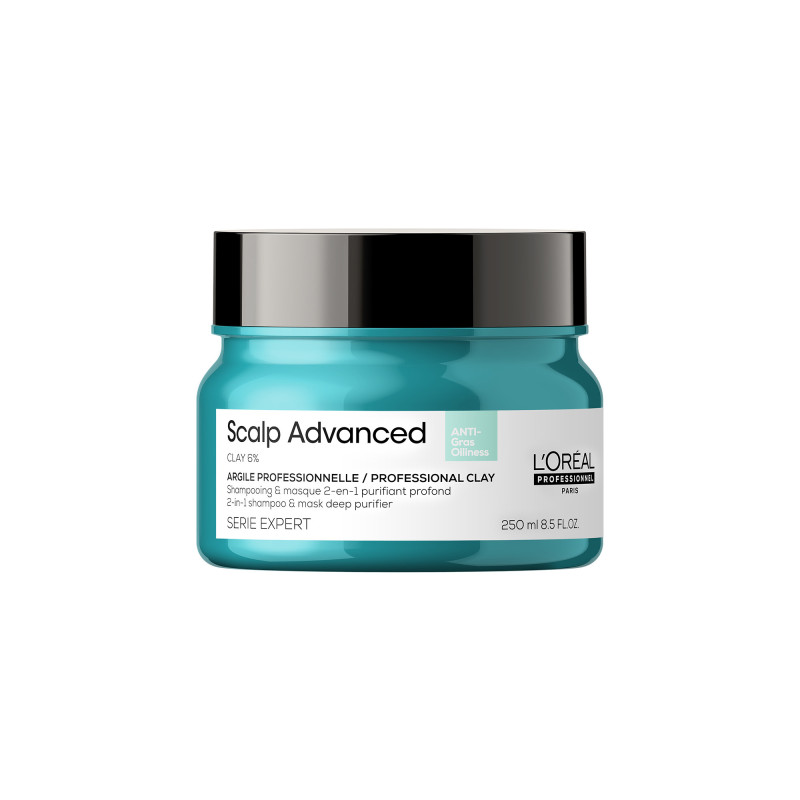 Argile professionnelle shampoing et masque 2-en-1 Scalp Argile professionnelle shampoing et masque 2-en-1 Scalp