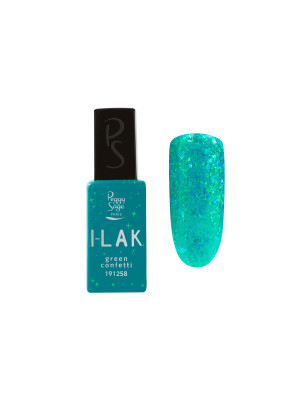 Vernis semi-permanent I-LAK - Green Confetti