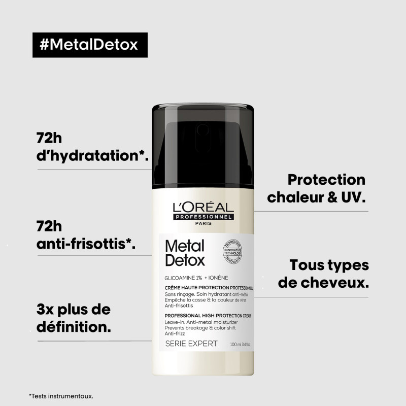 Crème haute protection sans rinçage Metal Detox Crème haute protection sans rinçage Metal Detox