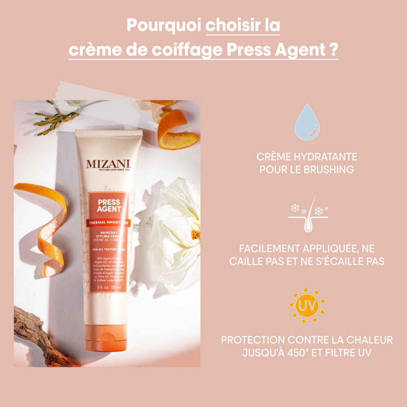 Crème de coiffage thermoprotecteur Press Agent Thermal Smoothing Crème de coiffage thermoprotecteur Press Agent Thermal Smoothing