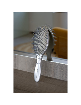 Brosse démélante Expert Care Oval Nylon Bristles Silver Brosse démélante Expert Care Oval Nylon Bristles Silver