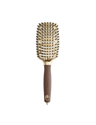 Brosse démélante Expert Care Flex Boar&Nylon Bristles Gold&Brown