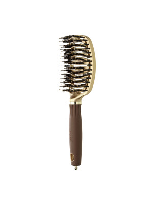Brosse démélante Expert Care Flex Boar&Nylon Bristles Gold&Brown