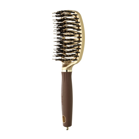 Brosse démélante Expert Care Flex Boar&Nylon Bristles Gold&Brown