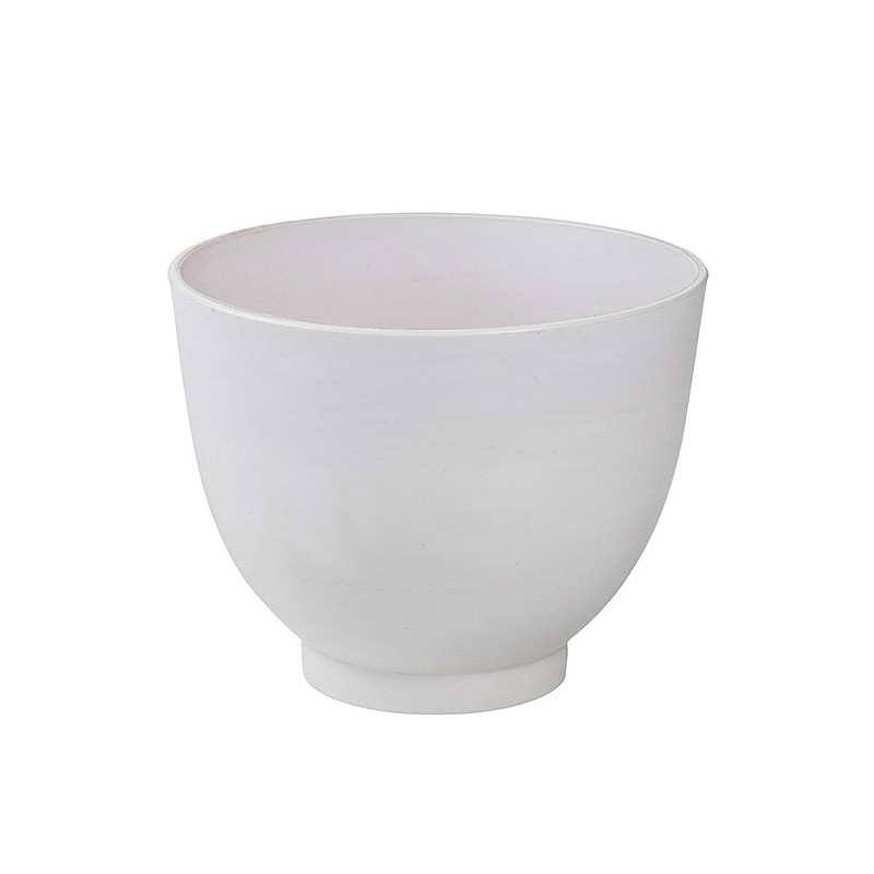 Bol blanc en plastique souple grand modèle Bol blanc en plastique souple grand modèle