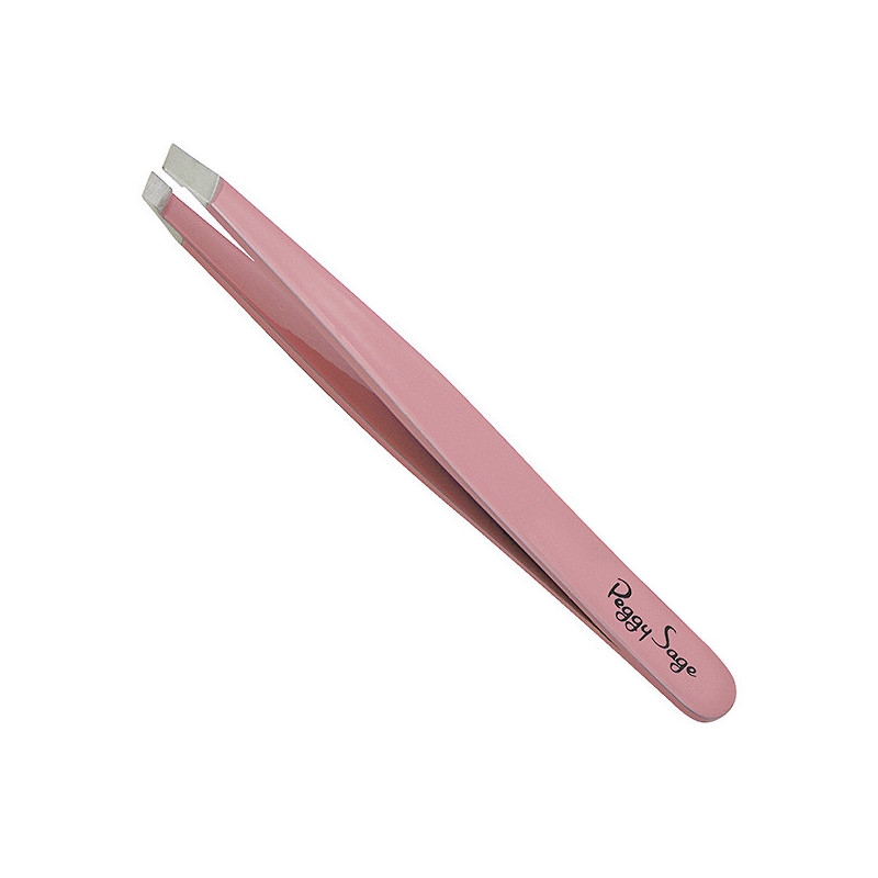 Pince à épiler rose mors biais souples Pince à épiler rose mors biais souples