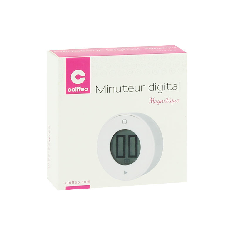 Minuteur et chronomètre digital blanc Minuteur et chronomètre digital blanc