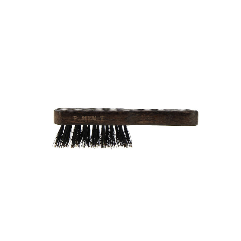 Mini brosse moustache en bois d'hêtre et poils de sanglier Mini brosse moustache en bois d'hêtre et poils de sanglier