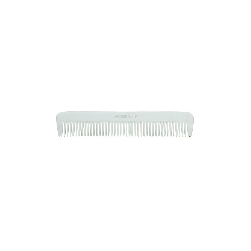 Peigne à barbe démêloir en aluminium 12cm Peigne à barbe démêloir en aluminium 12cm