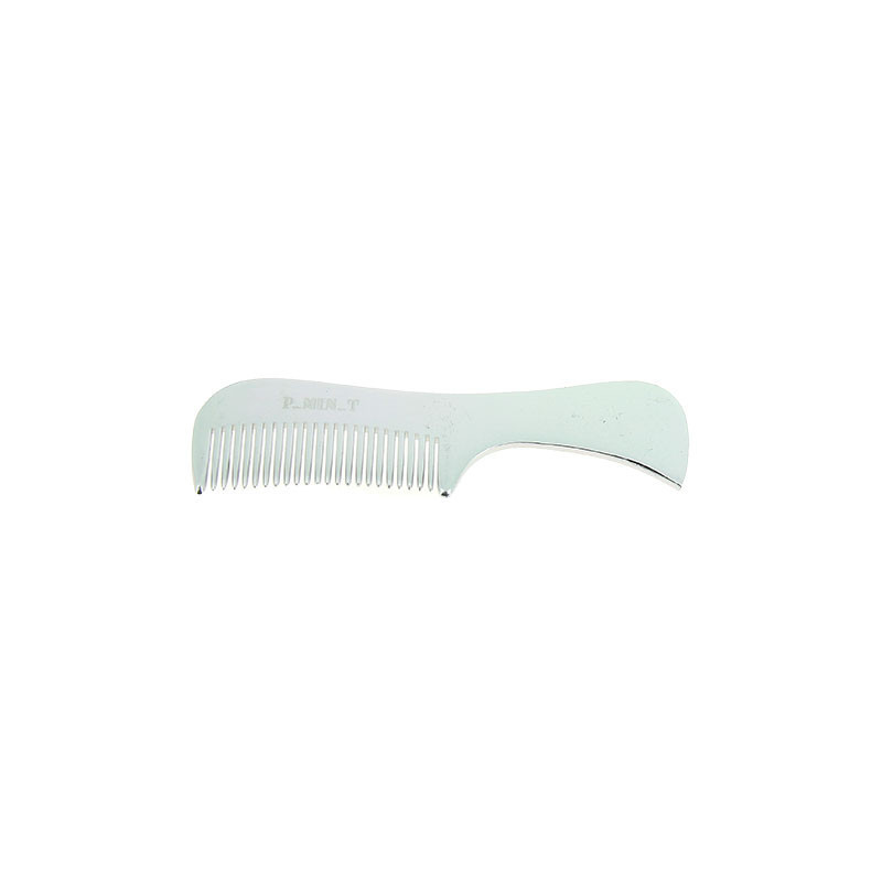 Mini peigne à barbe & moustache en aluminium 12.5cm Mini peigne à barbe & moustache en aluminium 12.5cm