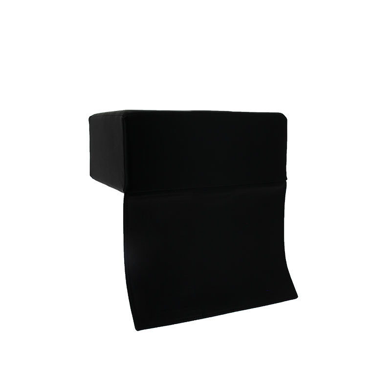 Rehausseur de coiffure en Simili cuir Noir 17cm Rehausseur de coiffure en Simili cuir Noir 17cm