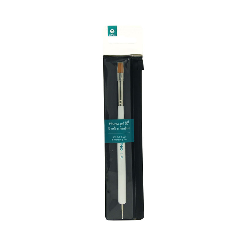 Pinceau gel UV & outil à marbrer 101 Pinceau gel UV & outil à marbrer 101