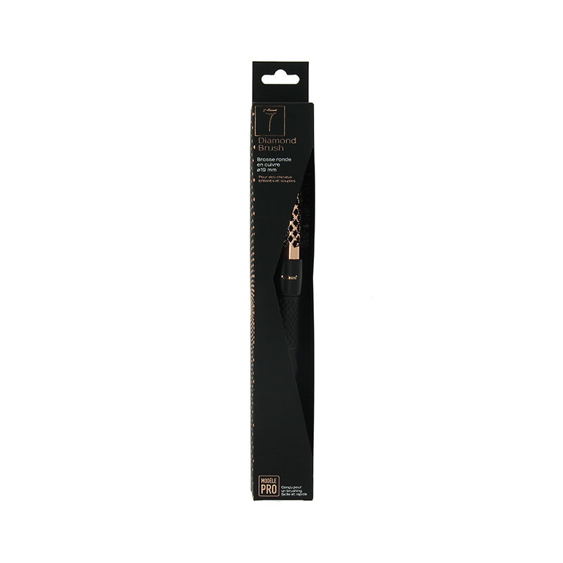 Brosse ronde brushing Diamond Brush 19mm Brosse ronde brushing Diamond Brush 19mm
