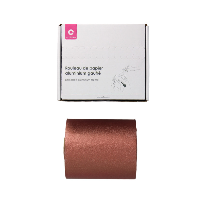 Rouleau papier aluminium gaufré 15micro 100m Rouleau papier aluminium gaufré 15micro 100m