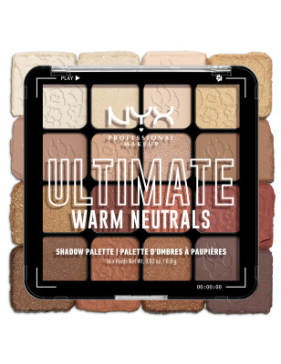 Palette 16 ombres à paupières Ultimate Warm neutral
