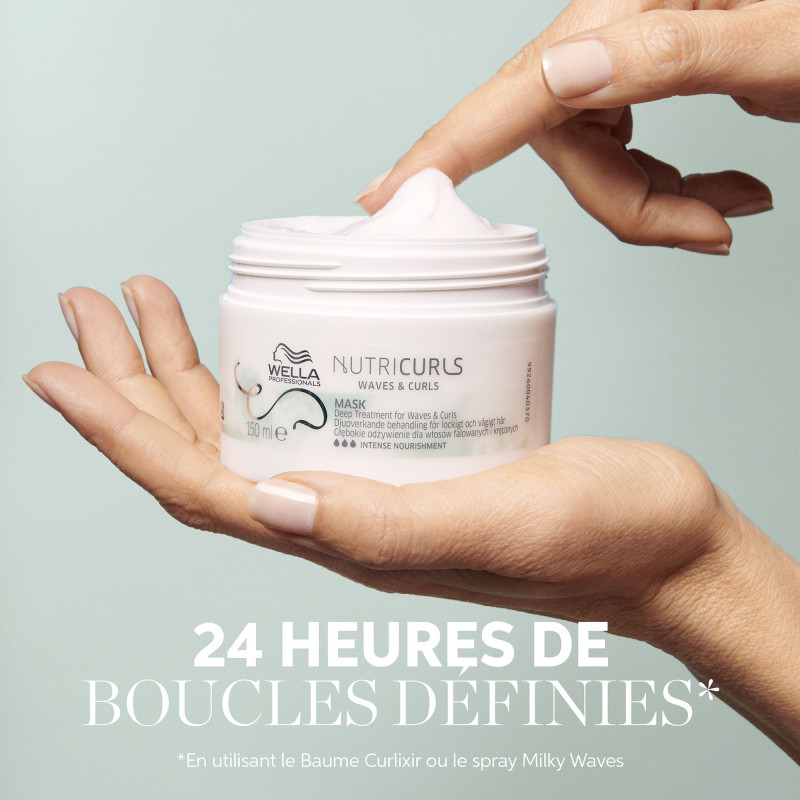 Masque profond cheveux bouclés et ondulés Nutricurls Waves & Curls Masque profond cheveux bouclés et ondulés Nutricurls Waves & Curls