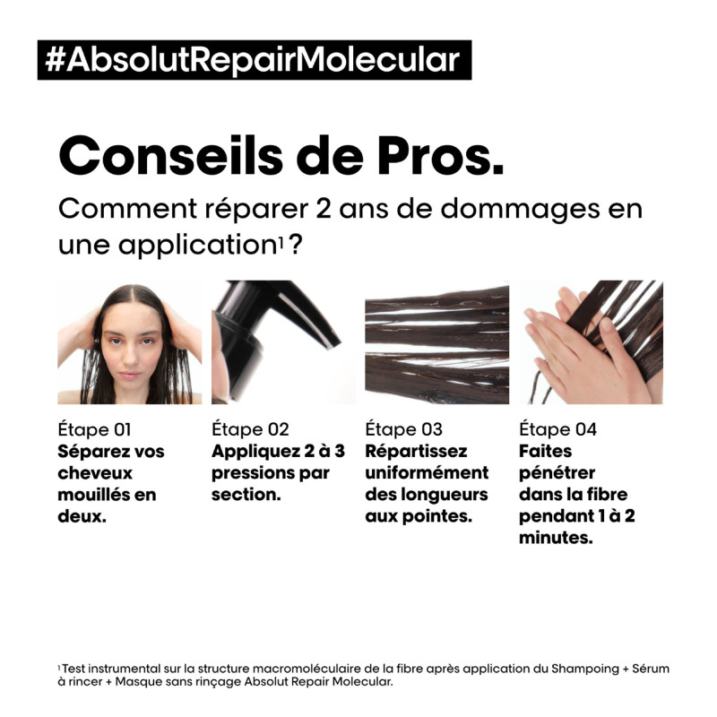 Sérum à rincer professionnel Absolut Repair Molecular Sérum à rincer professionnel Absolut Repair Molecular