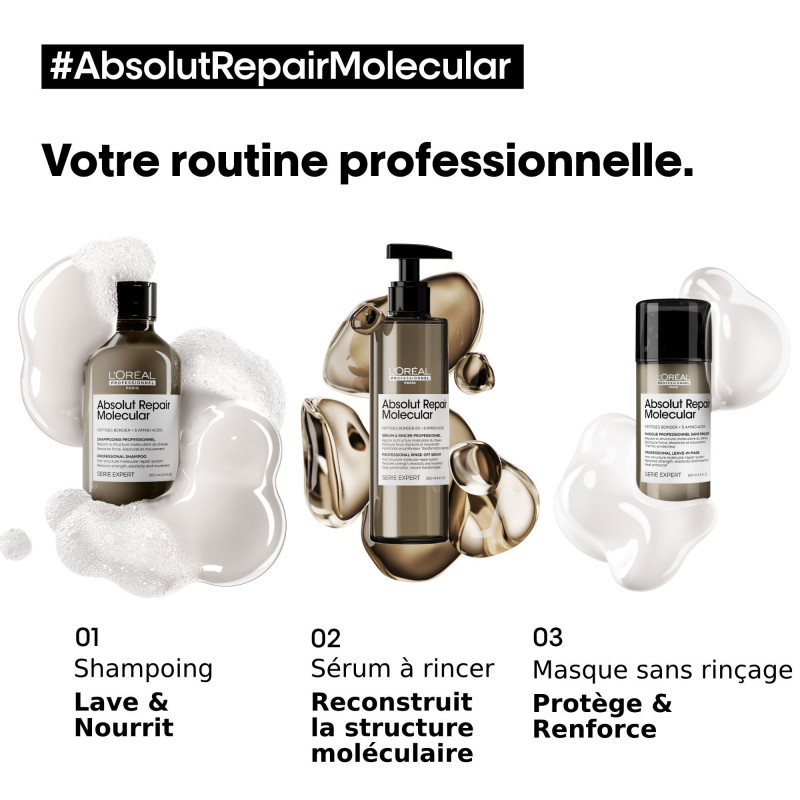 Shampoing professionnel Absolut Repair Molecular Shampoing professionnel Absolut Repair Molecular