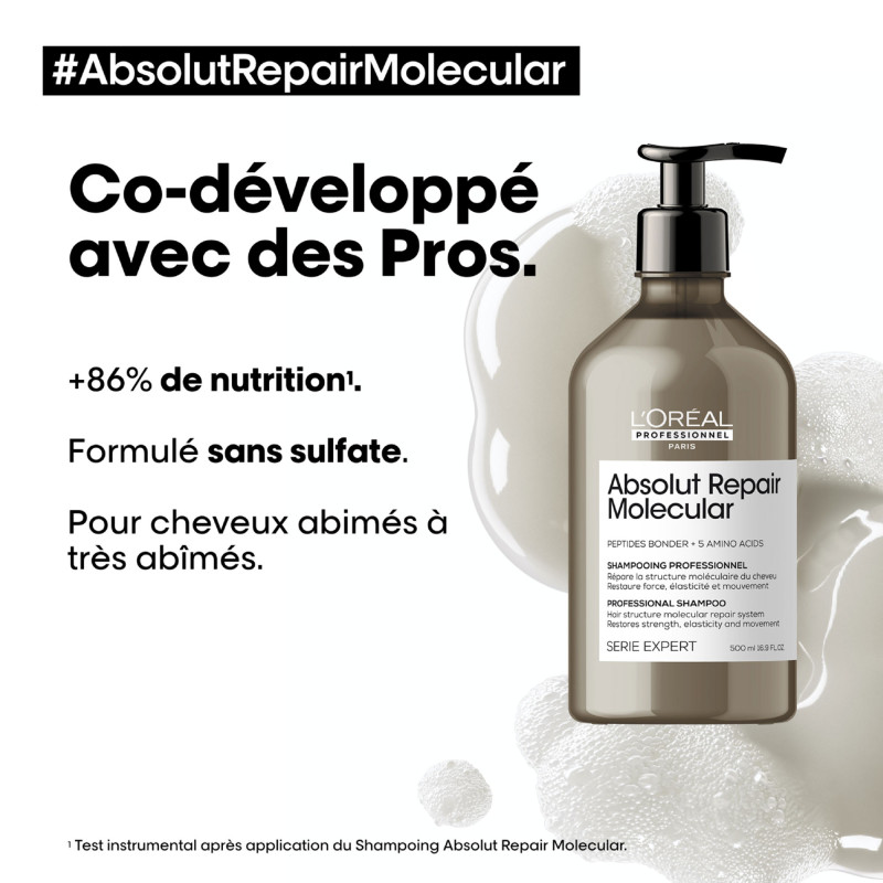 Shampoing professionnel Absolut Repair Molecular Shampoing professionnel Absolut Repair Molecular