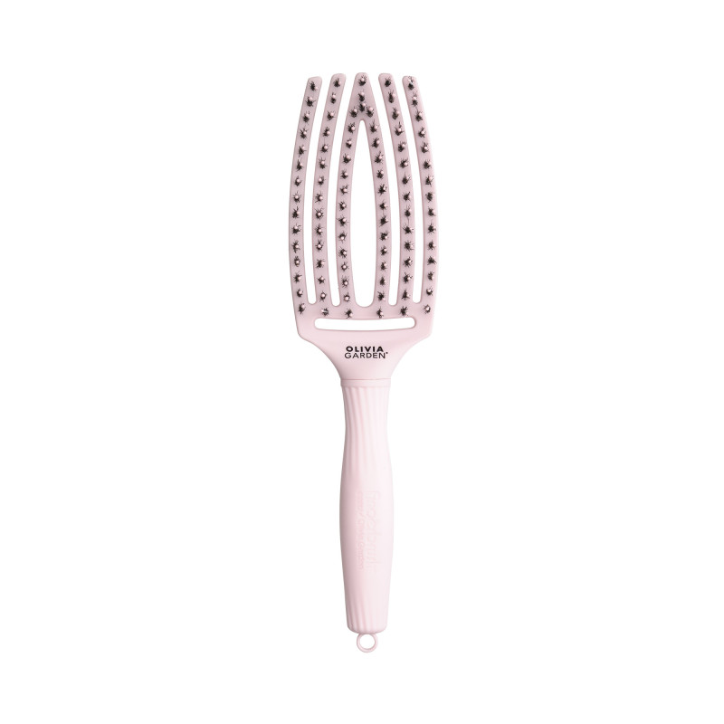 Brosse démêlante FingerBrush Rose pastel taille M Brosse démêlante FingerBrush Rose pastel taille M