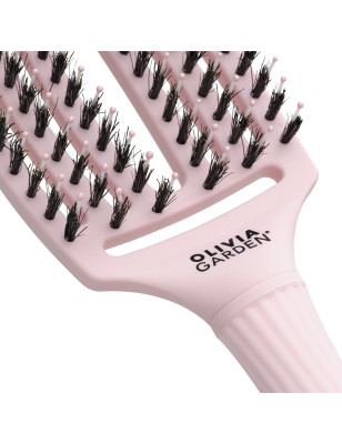 Brosse démêlante FingerBrush Rose pastel taille M Brosse démêlante FingerBrush Rose pastel taille M