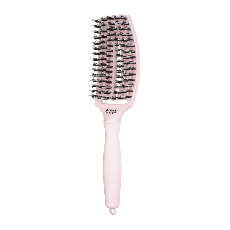 Brosse démêlante FingerBrush Rose pastel taille M Brosse démêlante FingerBrush Rose pastel taille M