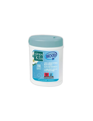 Boîte 200 lingettes biocides ultra-nettoyantes Stopy'Klin