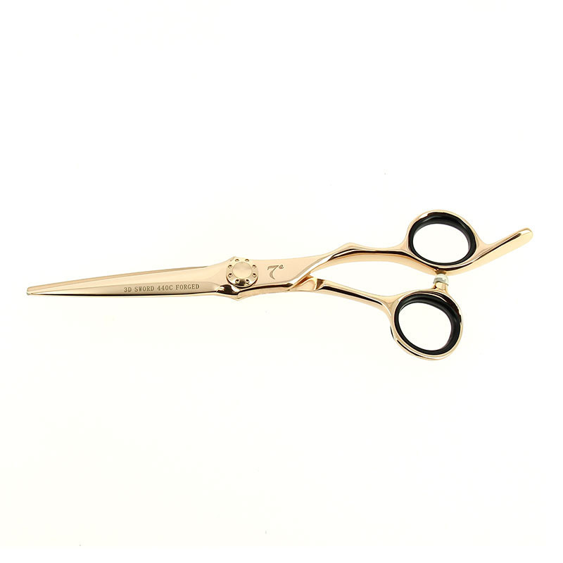 Ciseaux de coupe rose gold lames 3D taille 5.75 Ciseaux de coupe rose gold lames 3D taille 5.75