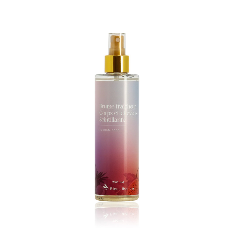 Brume fraîcheur scintillante corps et cheveux Passion - Coco Brume fraîcheur scintillante corps et cheveux Passion - Coco