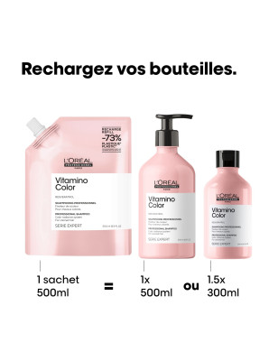 Éco-Recharge Shampoing Fixateur de Couleur Vitamino Color Éco-Recharge Shampoing Fixateur de Couleur Vitamino Color