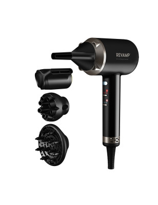 Sèche-Cheveux Quad Ion Haute Vélocité Progloss - Enigma Précision