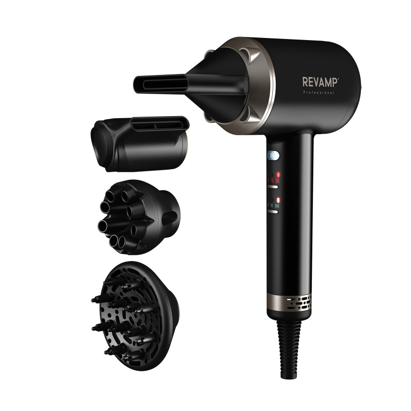 Sèche-Cheveux Quad Ion Haute Vélocité Progloss - Enigma Précision Sèche-Cheveux Quad Ion Haute Vélocité Progloss - Enigma Précision