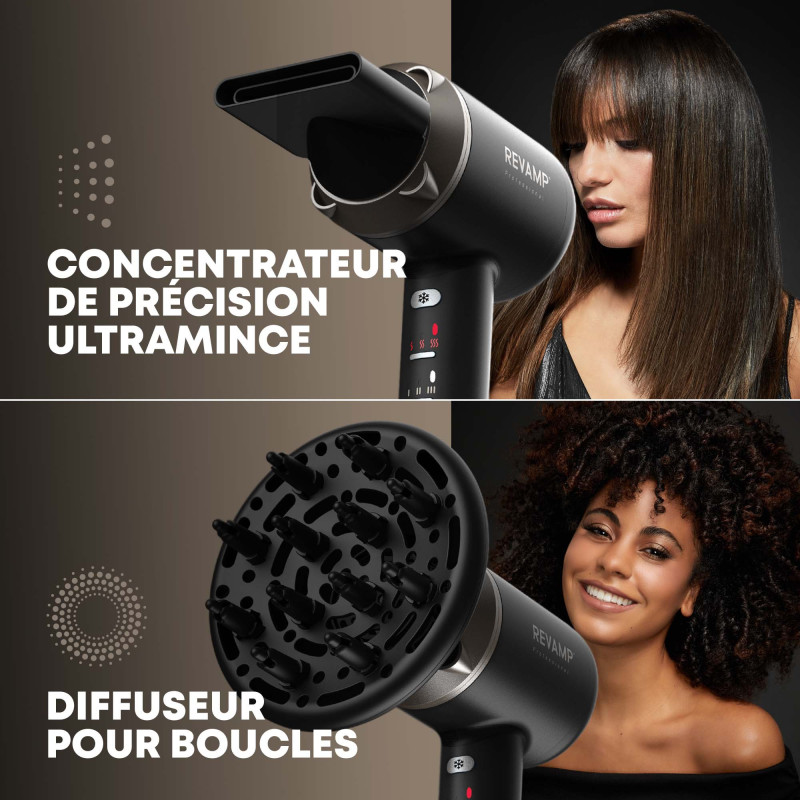 Sèche-Cheveux Quad Ion Haute Vélocité Progloss - Enigma Précision Sèche-Cheveux Quad Ion Haute Vélocité Progloss - Enigma Précision
